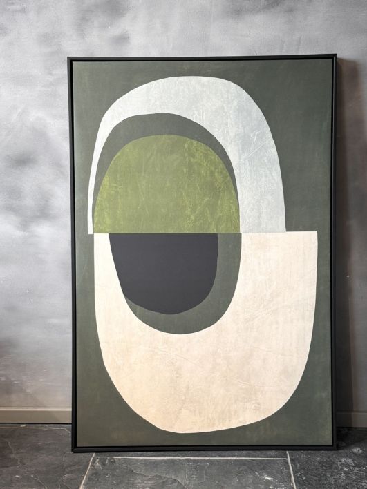 Schilderij organisch rounds