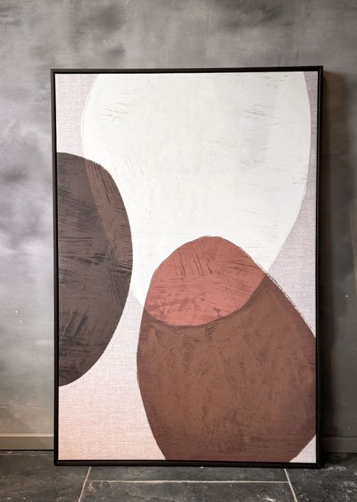 Schilderij organisch circles