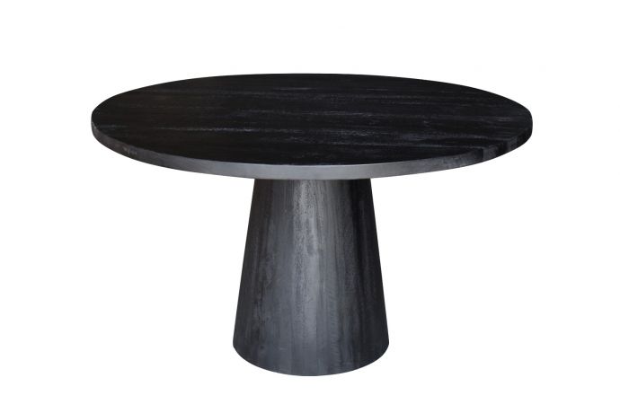 Eettafel mangohout rond