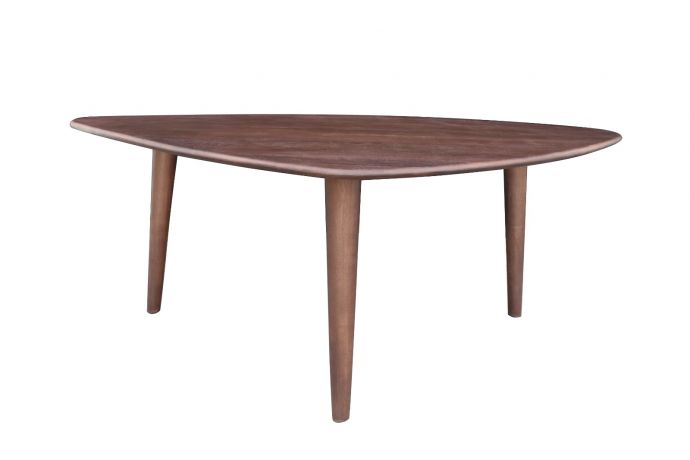 Eettafel Timor driehoek walnoot