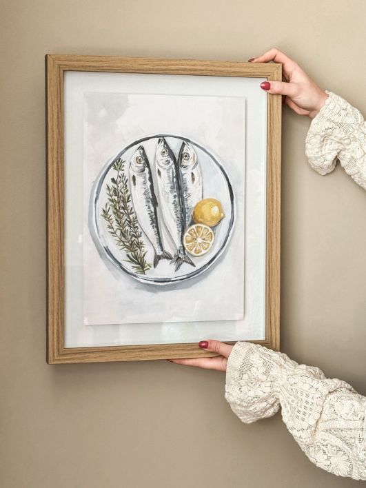 Poster in frame 'Sardines'