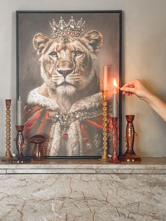 Schilderij royal lion