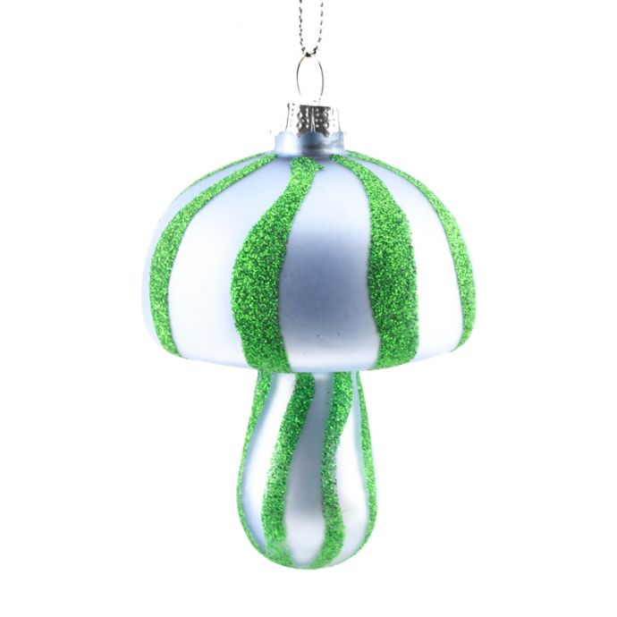 Kerstbal funky paddestoel