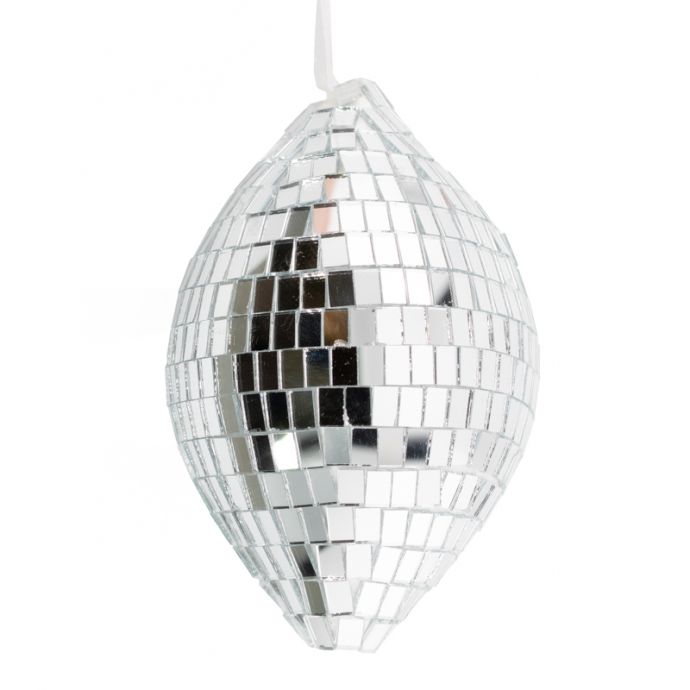Kersthanger Discobal zilver