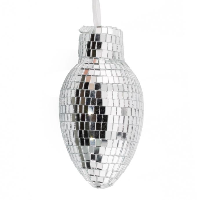 Kersthanger Discobal zilver