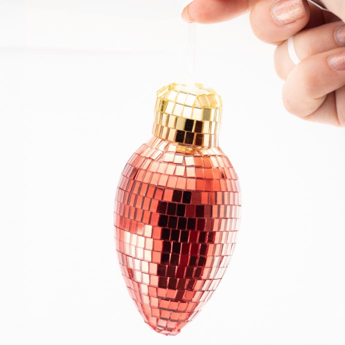 Kersthanger Discobal rood/geel