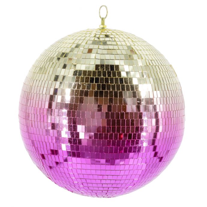 Discobal geel/roze