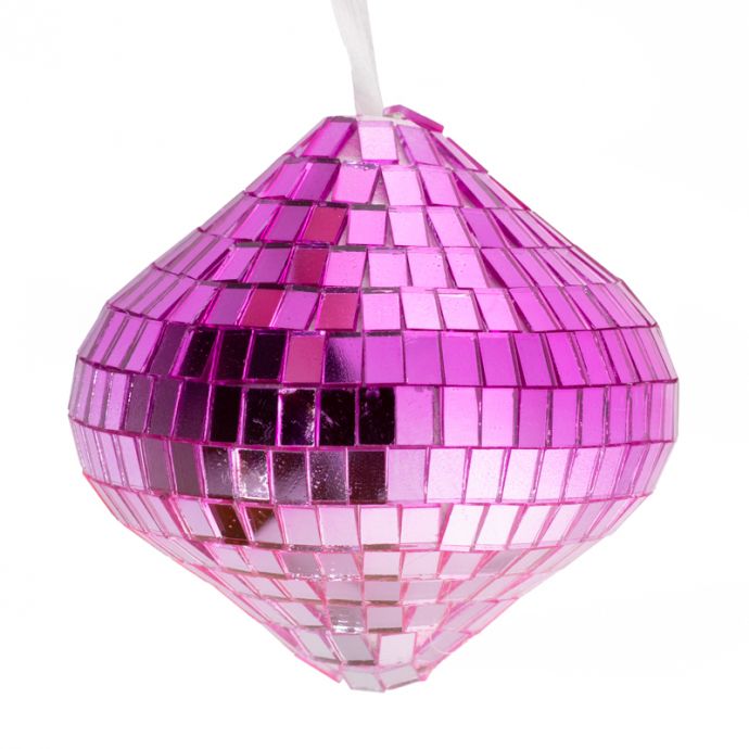 Kersthanger Discobal Fuchsia/roze