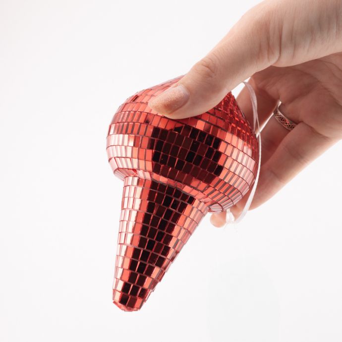 Kersthanger Discobal Pegel rood