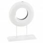 Ornament metaal donut white marble