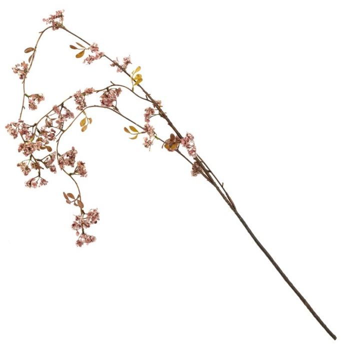 Kunsttak besjes 110cm roze