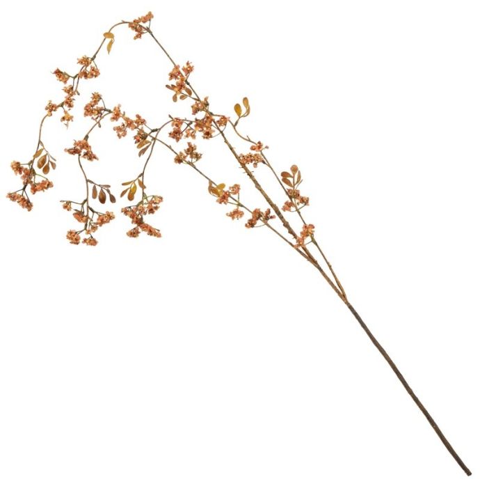 Kunsttak besjes 110cm oranje