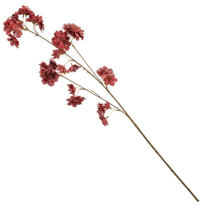 Kunsttak kersenbloesem 86cm rood