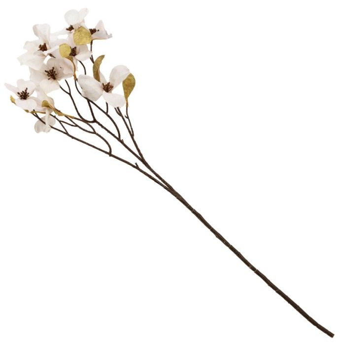 Kunsttak kornoelje 74cm off-white
