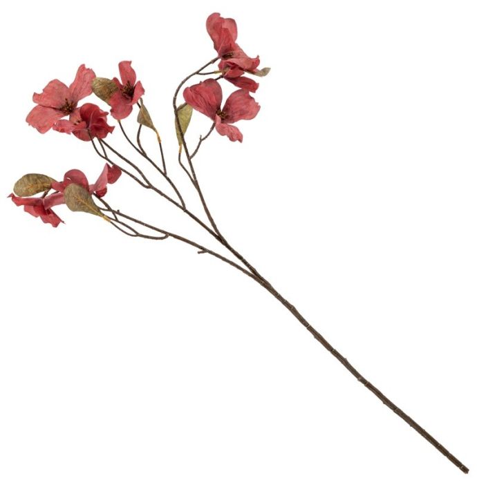Kunsttak kornoelje 74cm rood