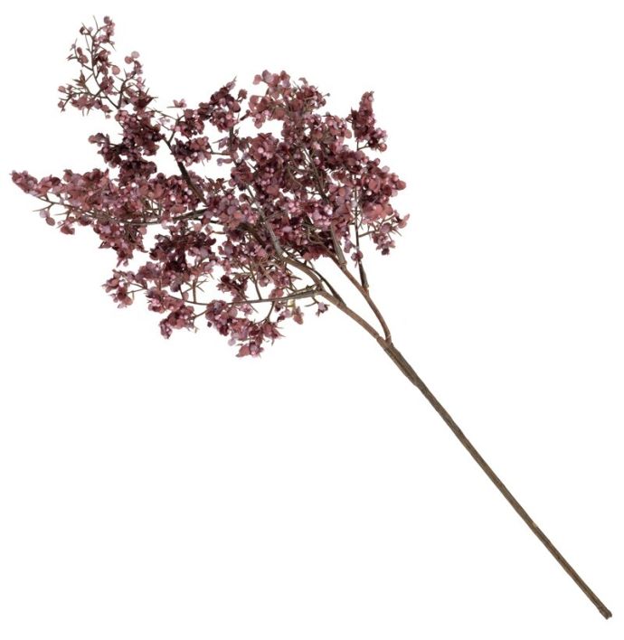Kunsttak besjes 45cm paars