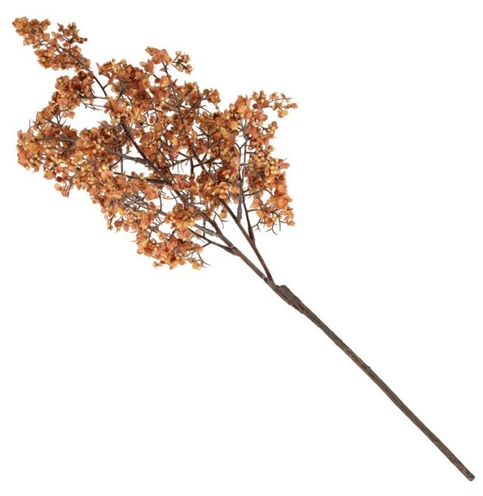 Kunsttak besjes 45cm oranje