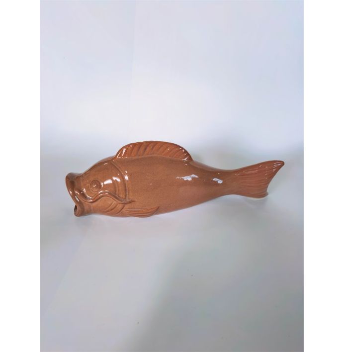 Wanddecoratie vaas vis Brizo L sandstone