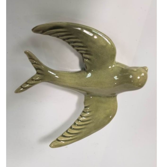 Wanddecoratie vogel Nivo groen