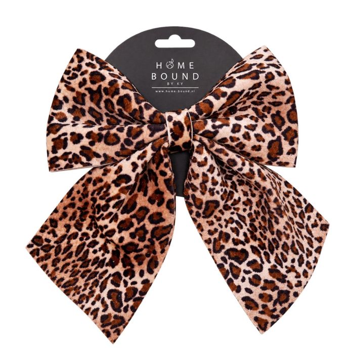 Stoffen strik Liva 28cm panter