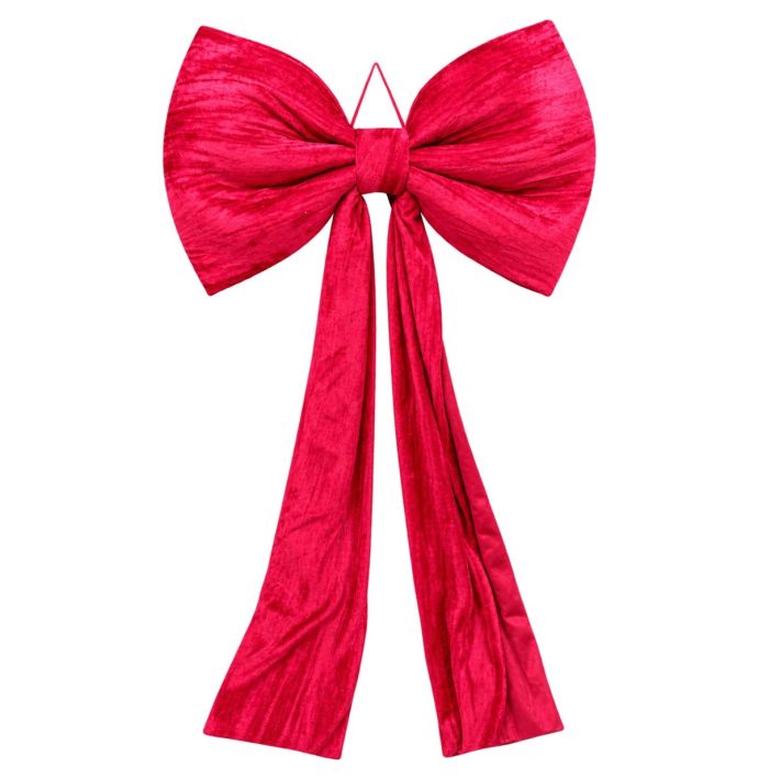 Stoffen strik Kiki 40x120cm rood