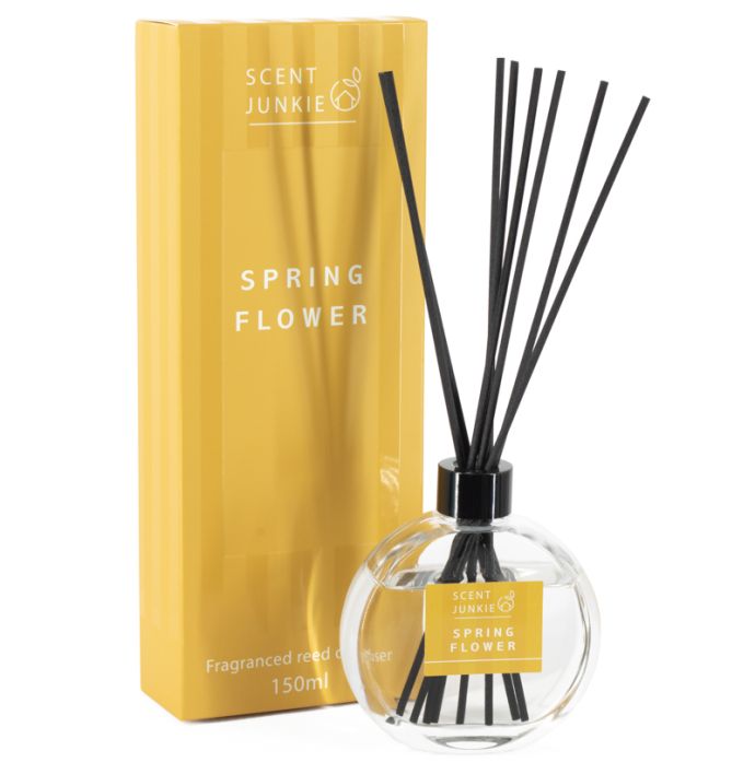 Geurdiffuser met stokjes 150ml spring flower