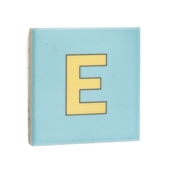 Alfabet tegeltje letter E