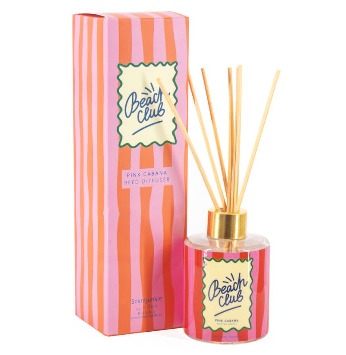 Geurdiffuser stokjes 150ml Pink Cabana