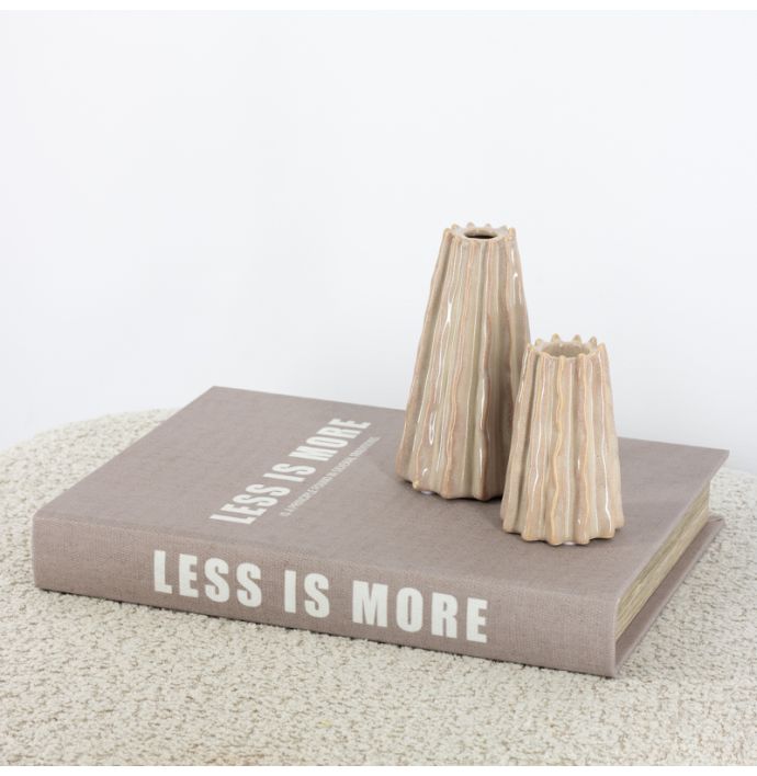 Opbergboek koffietafel less is more 28,5x22cm