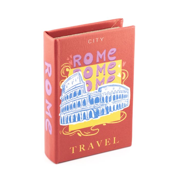 Opbergboek koffietafel Rome 13,5x9,5cm