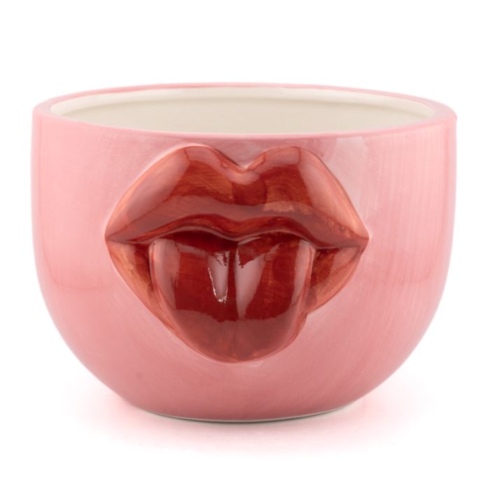 Aardewerk schaal smooch L
