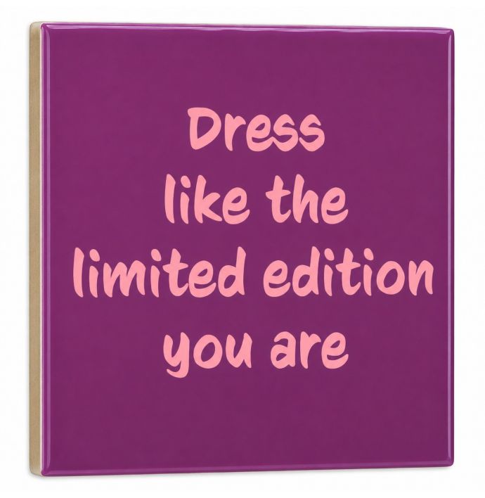 Tegeltje dress like the limited edition