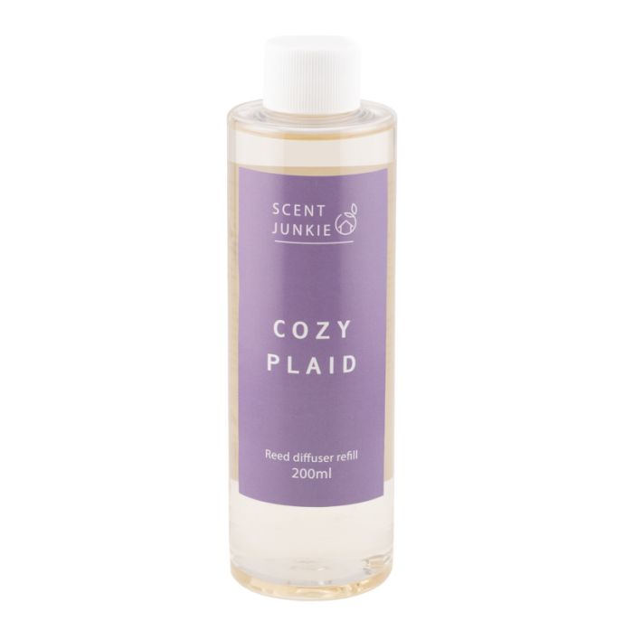 Geurdiffuser refill 200ml cozy plaid