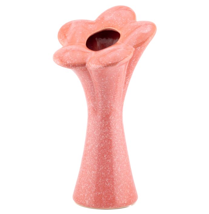 Vaas bloem roze L
