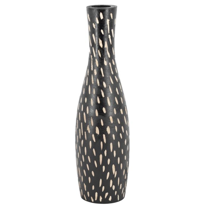 Houten vaas Batik