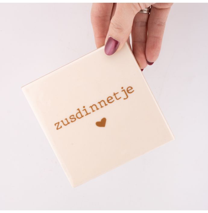 Tegeltje Zusdinnetje