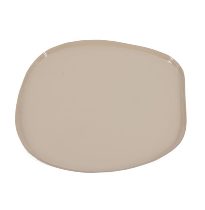 Metalen dienblad Sumi glossy sand