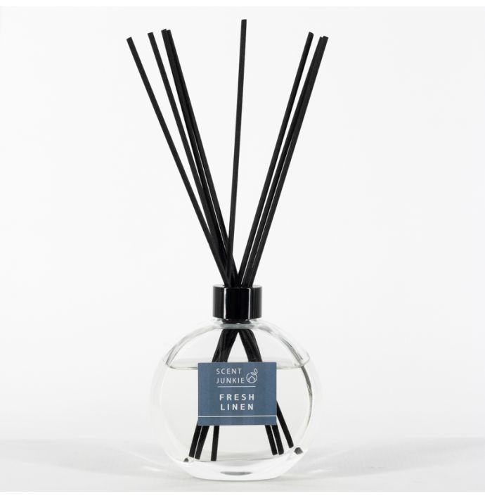Geurdiffuser met stokjes 150ml fresh linen