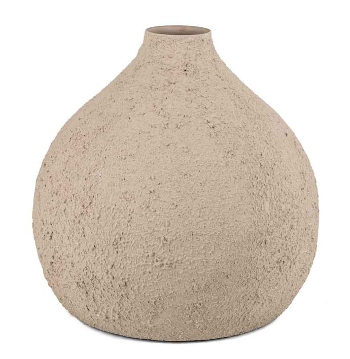 Metalen vaas sand stone