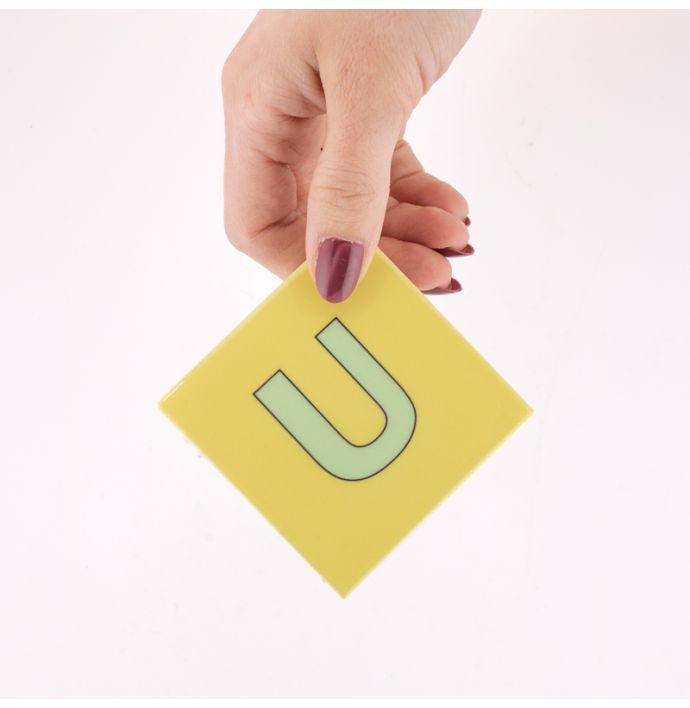 Alfabet tegeltje letter U