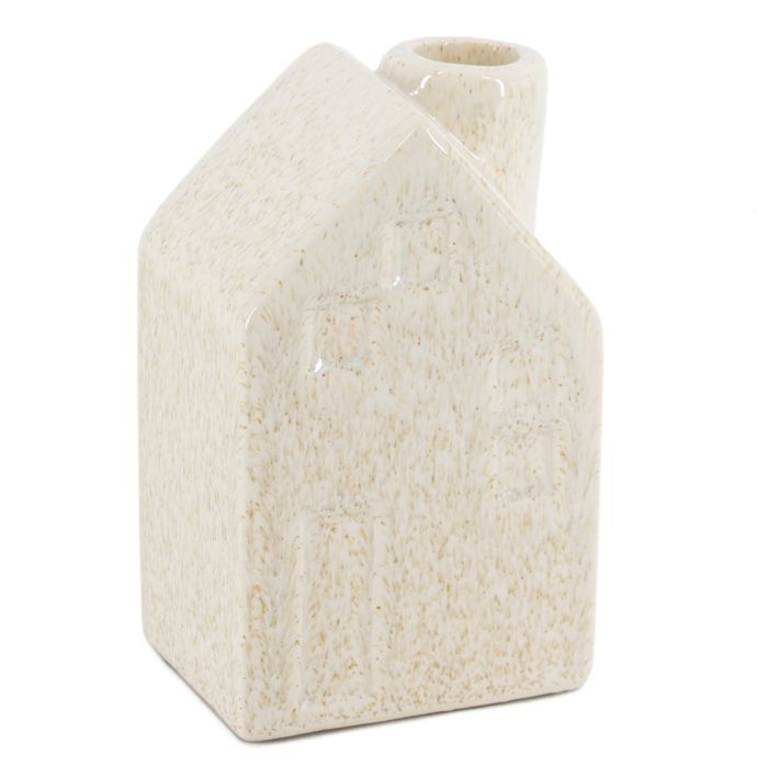 Aardewerk huisje beige