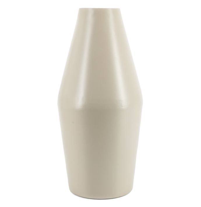 Metalen vaas sand