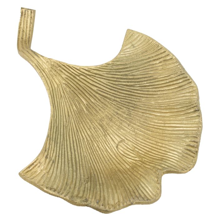 Schaal lotusblad goud