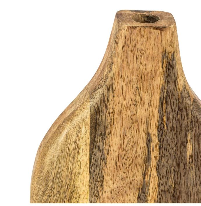 Houten vaas organisch naturel