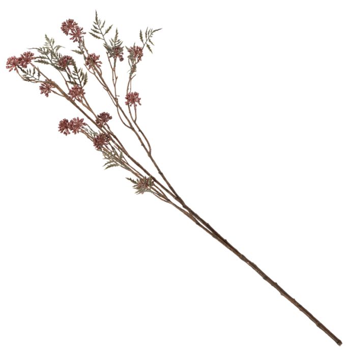 Kunsttak bes 105cm burgundy