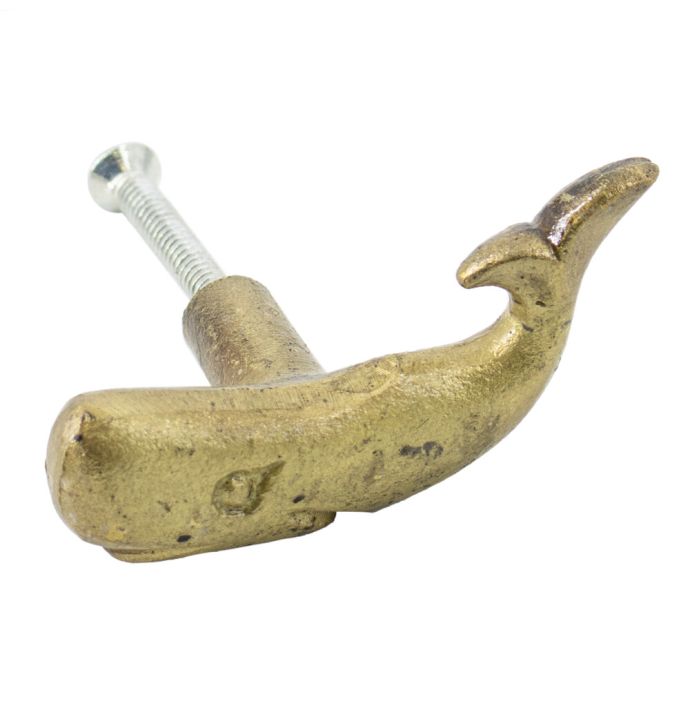 Knopje walvis goud