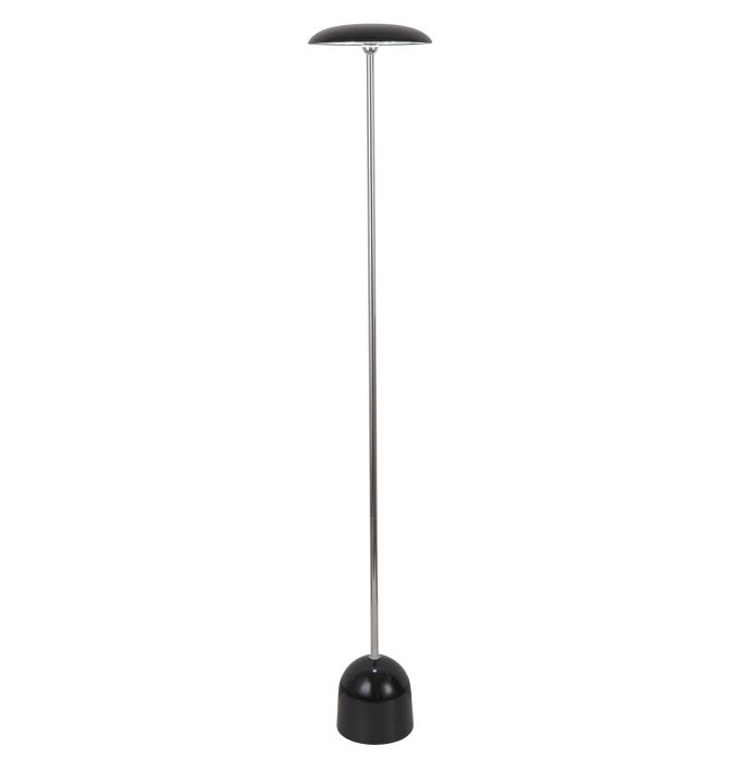 Vloerlamp Mush LED op accu zwart