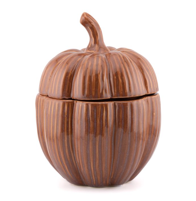Opbergbakje pompoen Gourd bruin S