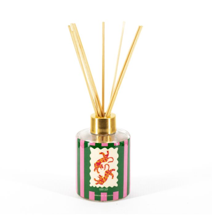 Geurdiffuser stokjes 150ml Amber Fang