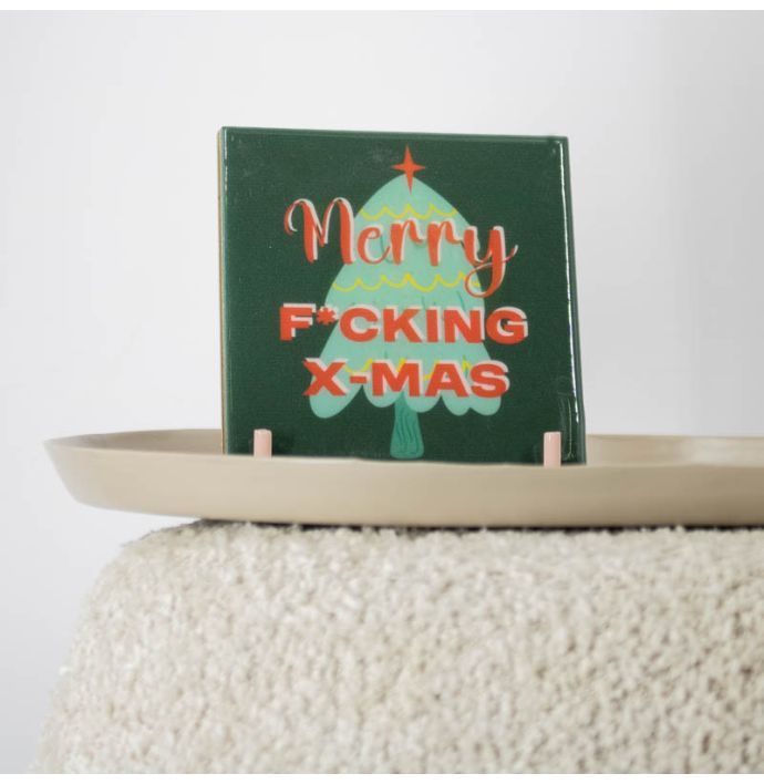 Tegeltje Merry fcking christmas